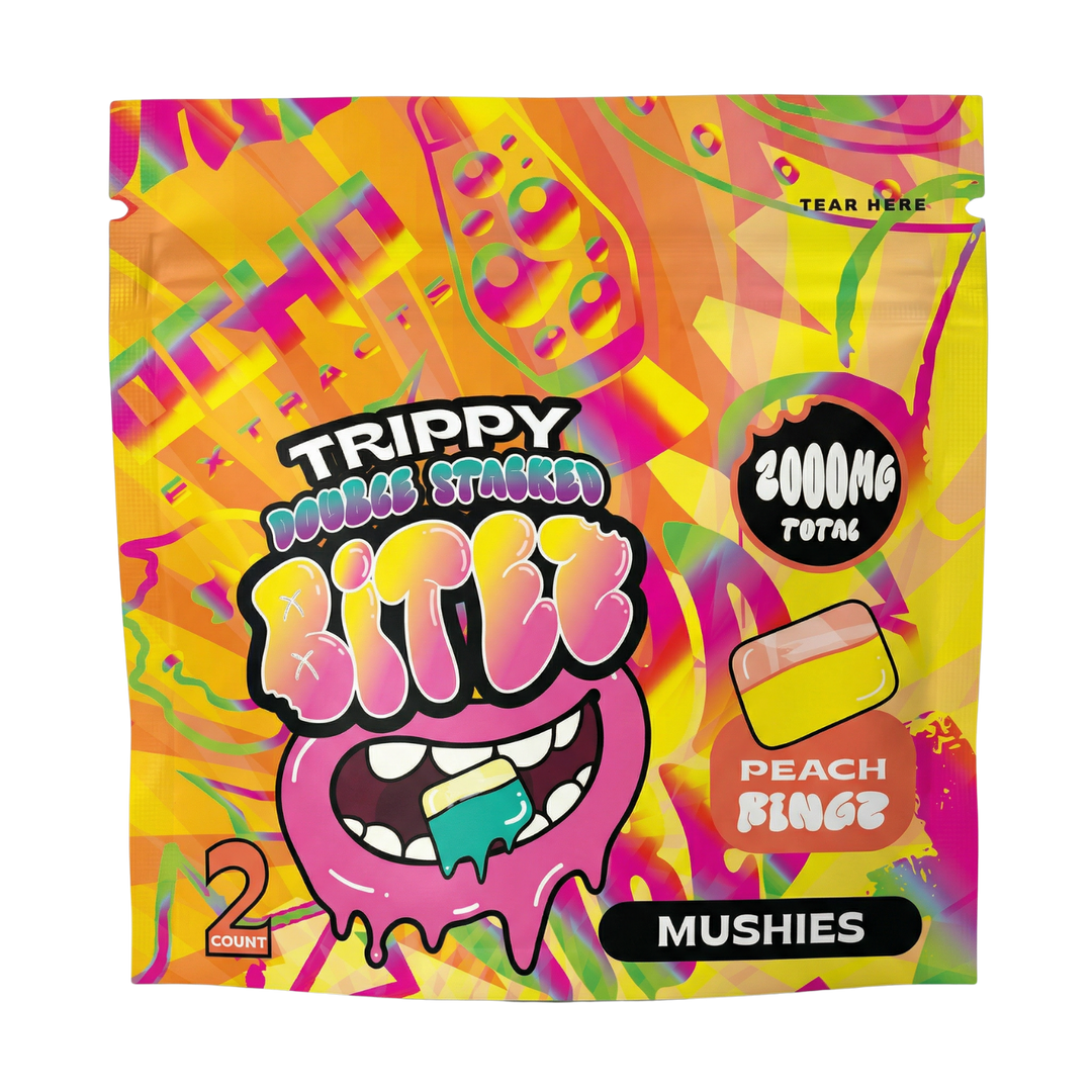 Trippy Double Stacked Mushroom Bitez - 2000mg (2ct)