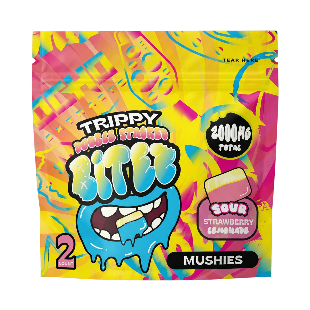Trippy Double Stacked Mushroom Bitez - 2000mg (2ct)