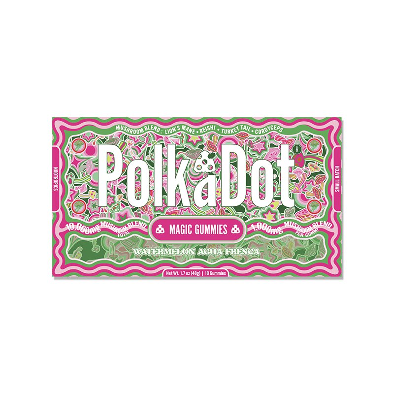 Polk A Dot Mushroom Gummies 10000mg