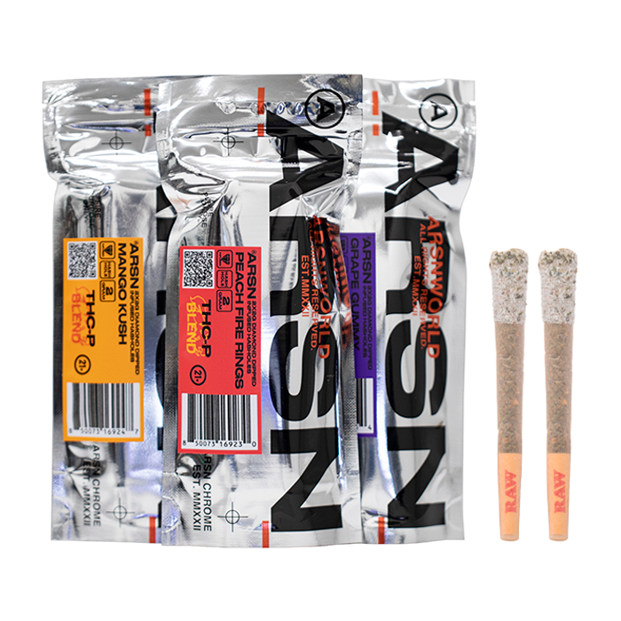 ARSNWORLD Diamond Dipped Hashhole THC-P Pre Rolls 4G