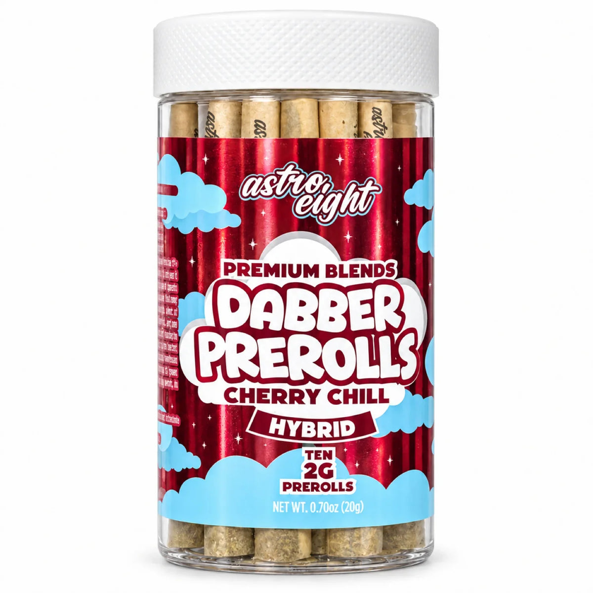 Astro Eight Dabber Prerolls 2g CBD Pre Rolls 10ct Jar