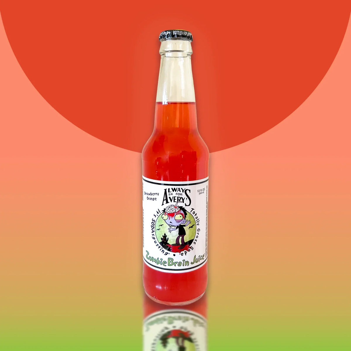 Avery's Novelty Soda (USA) – Gross-Out Novelty Soda, 3 Flavors — zombie brain juice