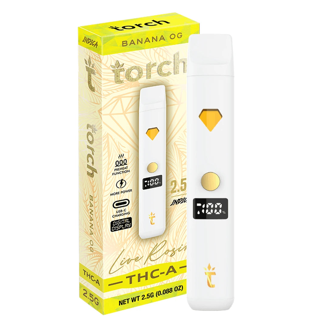 Torch THC-A Live Rosin Disposable 2.5G