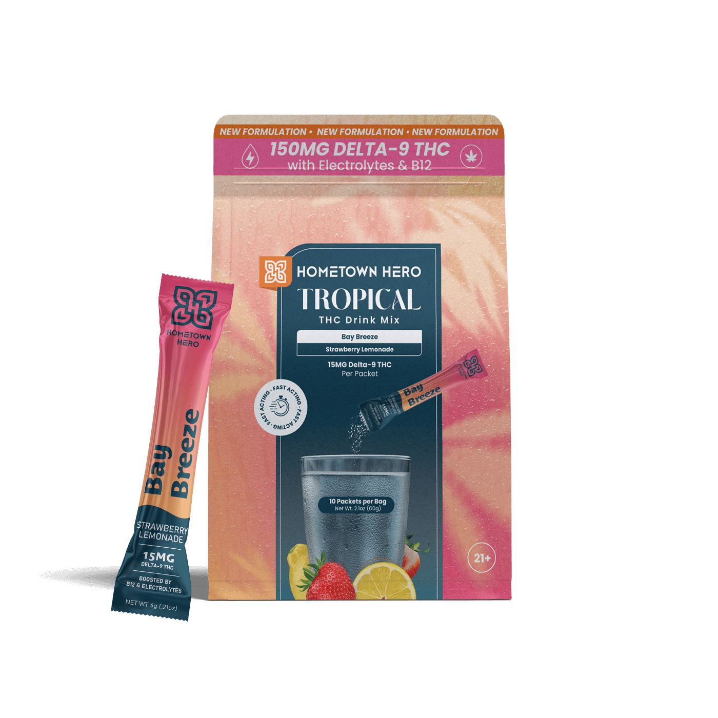 Hometown Hero THC Drink Mix 10ct