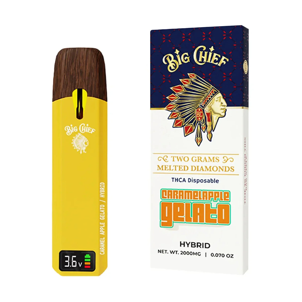Big Chief THCa Melted Diamonds Disposable 2G