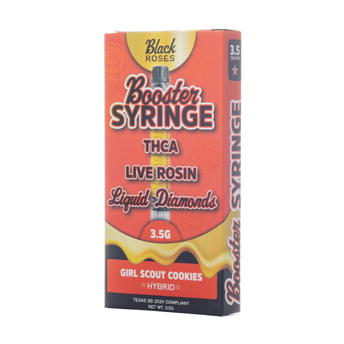 Black Roses THCA Live Rosin Booster Syringe 3.5G