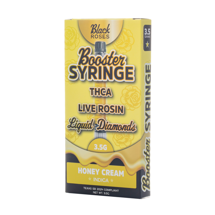 Black Roses THCA Live Rosin Booster Syringe 3.5G