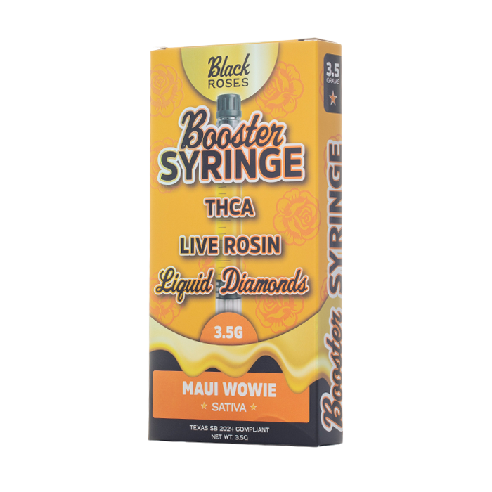 Black Roses THCA Live Rosin Booster Syringe 3.5G