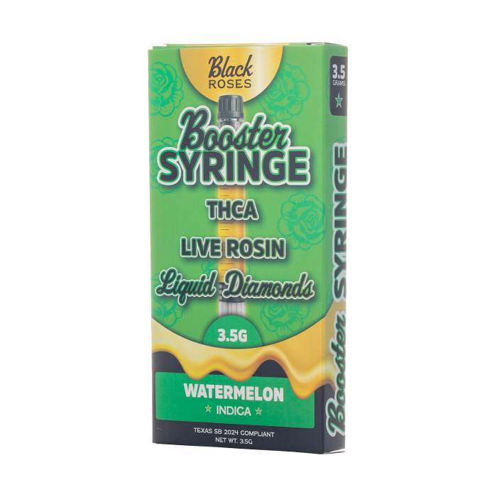 Black Roses THCA Live Rosin Booster Syringe 3.5G