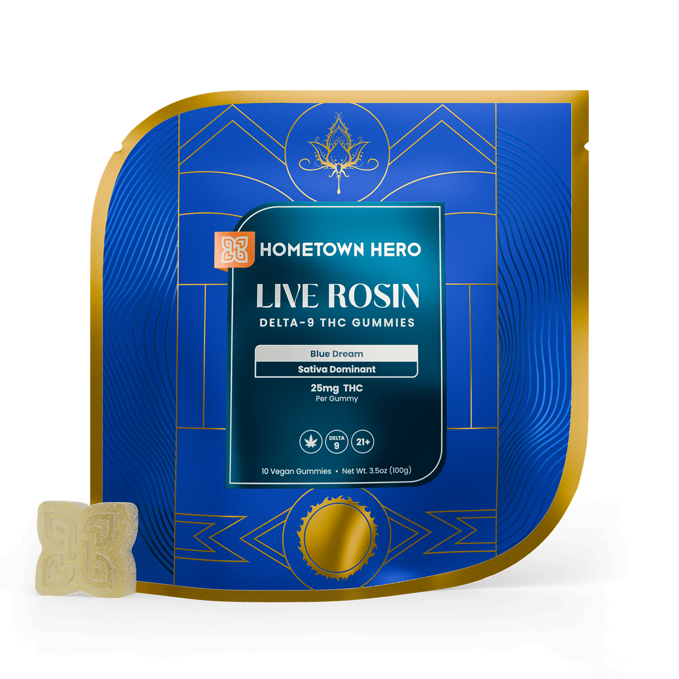 Hometown Hero Live Rosin Gummies 10ct
