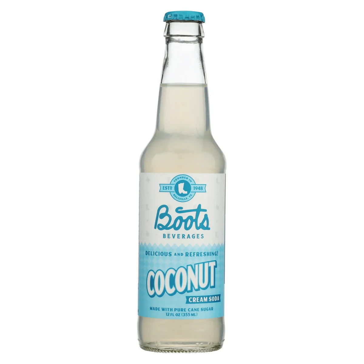 Boots Cane Sugar Soda (USA) – Cane Sugar Soda, 4 Flavors — coconut