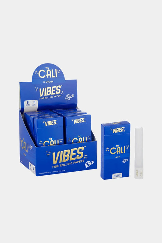 Vibes The Cali 3G Fine Pre-Roll Rolling Papers - 8 Pack Per Box