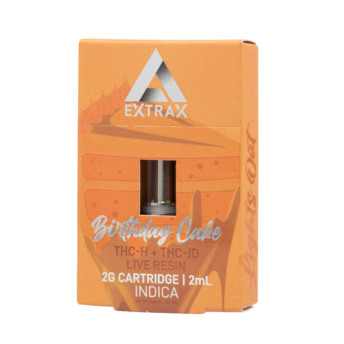Delta Extrax Lights Out Live Resin Cartridge 2G