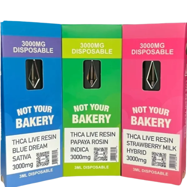 Not Your Bakery Live Resin THCa Disposable 3g