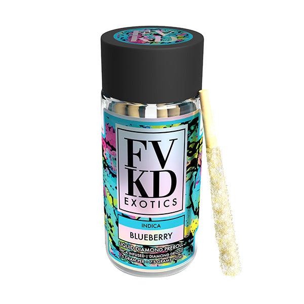 FVKD Exotics Liquid Diamond Pre Rolls | 7.5G