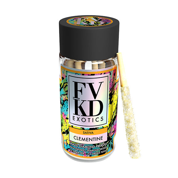 FVKD Exotics Liquid Diamond Pre Rolls | 7.5G