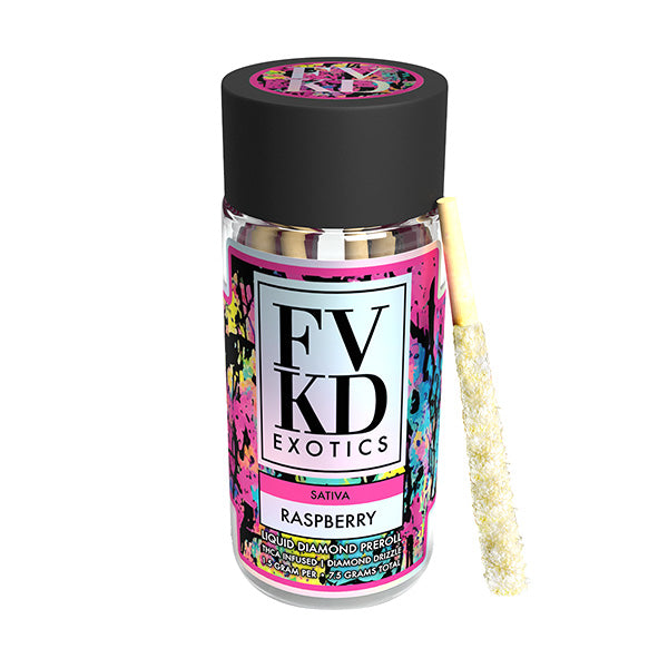 FVKD Exotics Liquid Diamond Pre Rolls | 7.5G