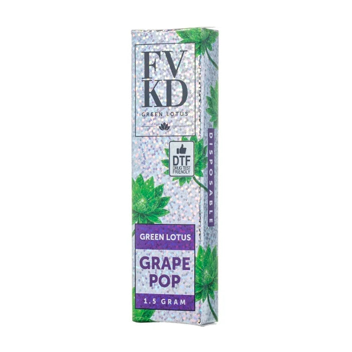 FVKD Exotics Green Lotus 1.5g Blue Lotus Disposable Vape