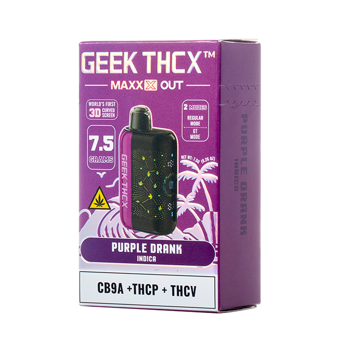 Geek THC-X MAXXX OUT CB9A THCP THCV Disposable 7.5G