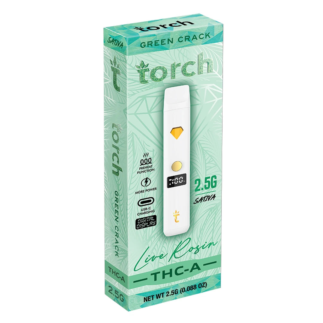 Torch THC-A Live Rosin Disposable 2.5G