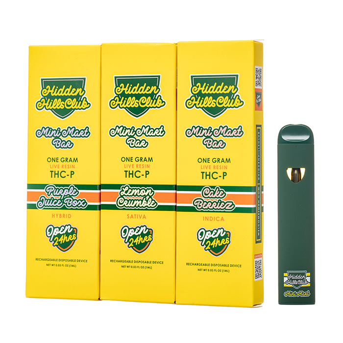 Hidden Hills Mini Mart Live Resin Bar THC-P Disposable 1G