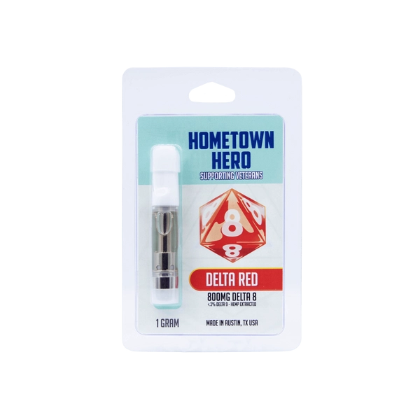 Hometown Hero Delta 8 THC Carts – 1g