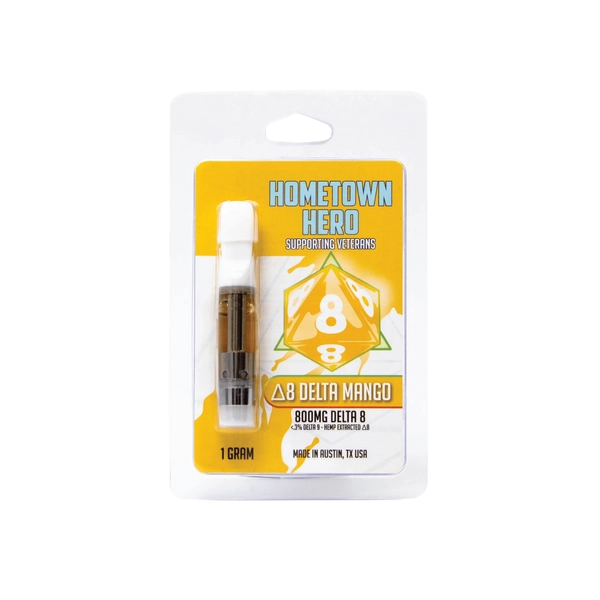 Hometown Hero Delta 8 THC Carts – 1g