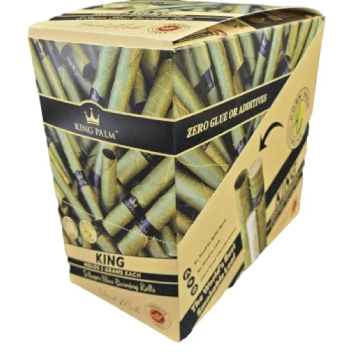 King Palm - Mini Size Rolling Cones - 25 Counts Per Pack - 8 Packs Per Box