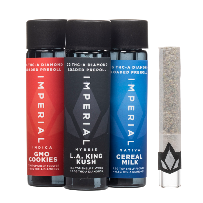 Imperial THC-A Diamond Pre Rolls 2G
