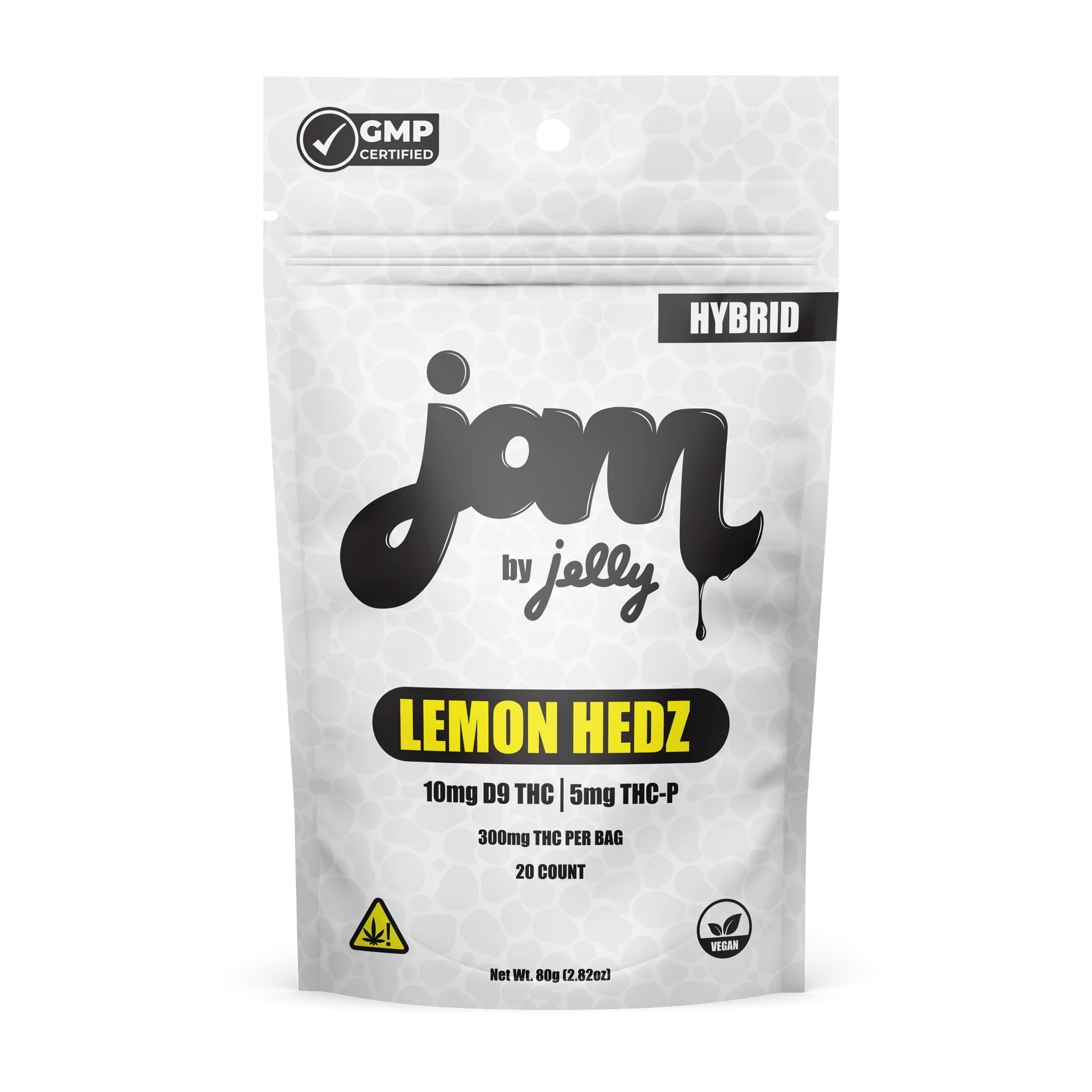 JAM by Jelly — D9 THC + THC-P Gummies 20ct