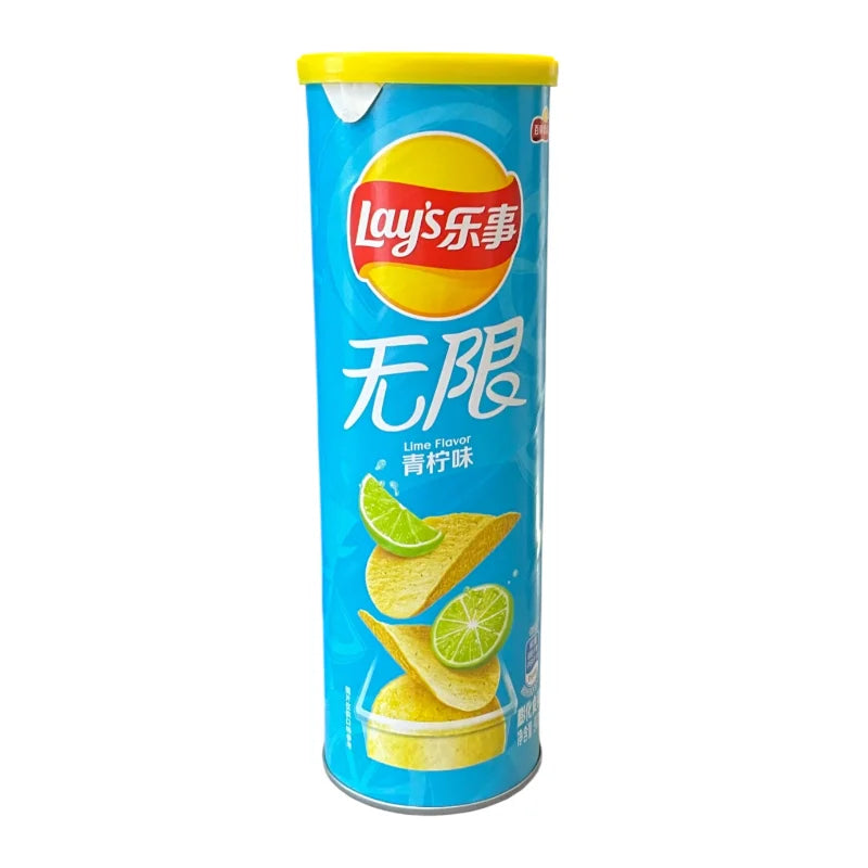 Lay's Unlimited Potato Chips Can (China) – Canister Chips, 5 Flavors