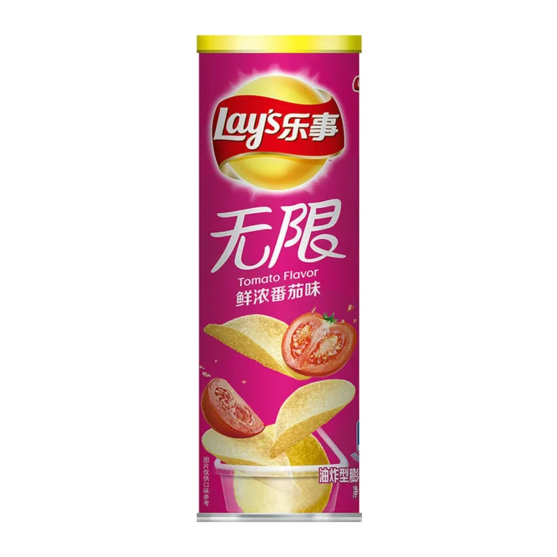 Lay's Unlimited Potato Chips Can (China) – Canister Chips, 5 Flavors