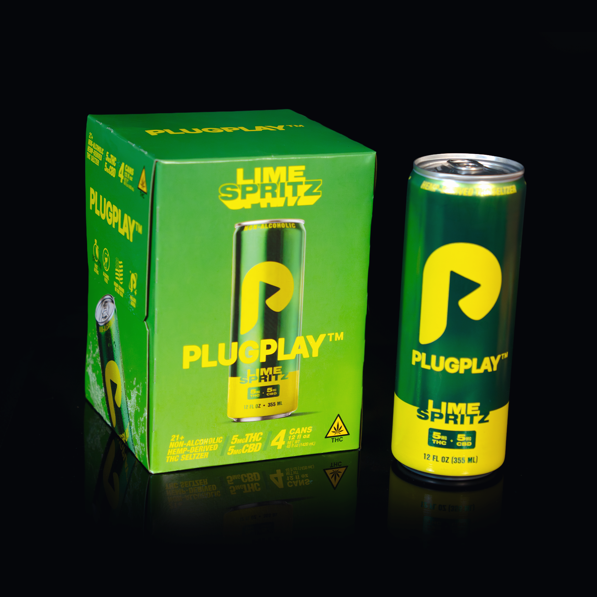 PlugPlay Lime Spritz Seltzer