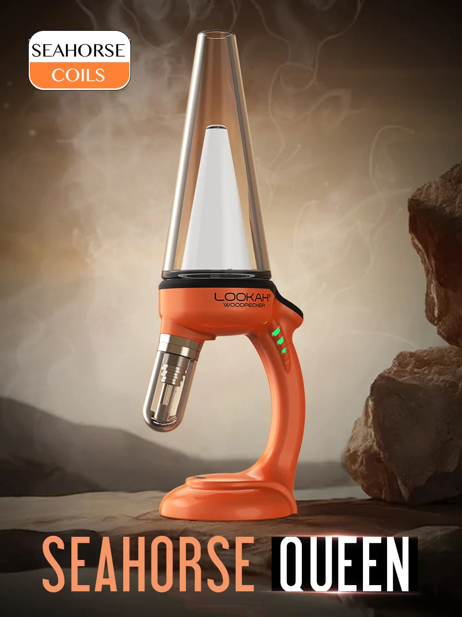 LOOKAH Seahorse Queen Electric Nectar Collector Bubbler