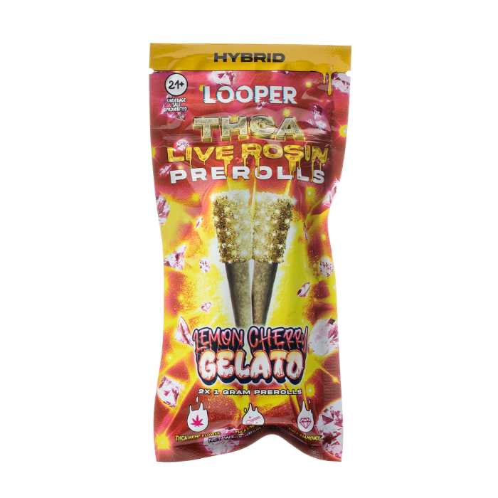 LOOPER THC-A LIVE ROSIN PRE ROLLS 2G
