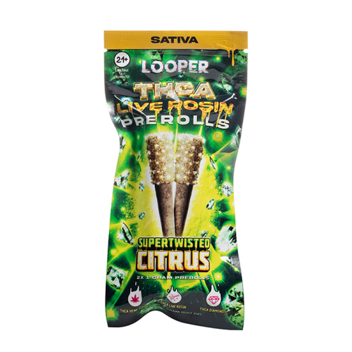 LOOPER THC-A LIVE ROSIN PRE ROLLS 2G