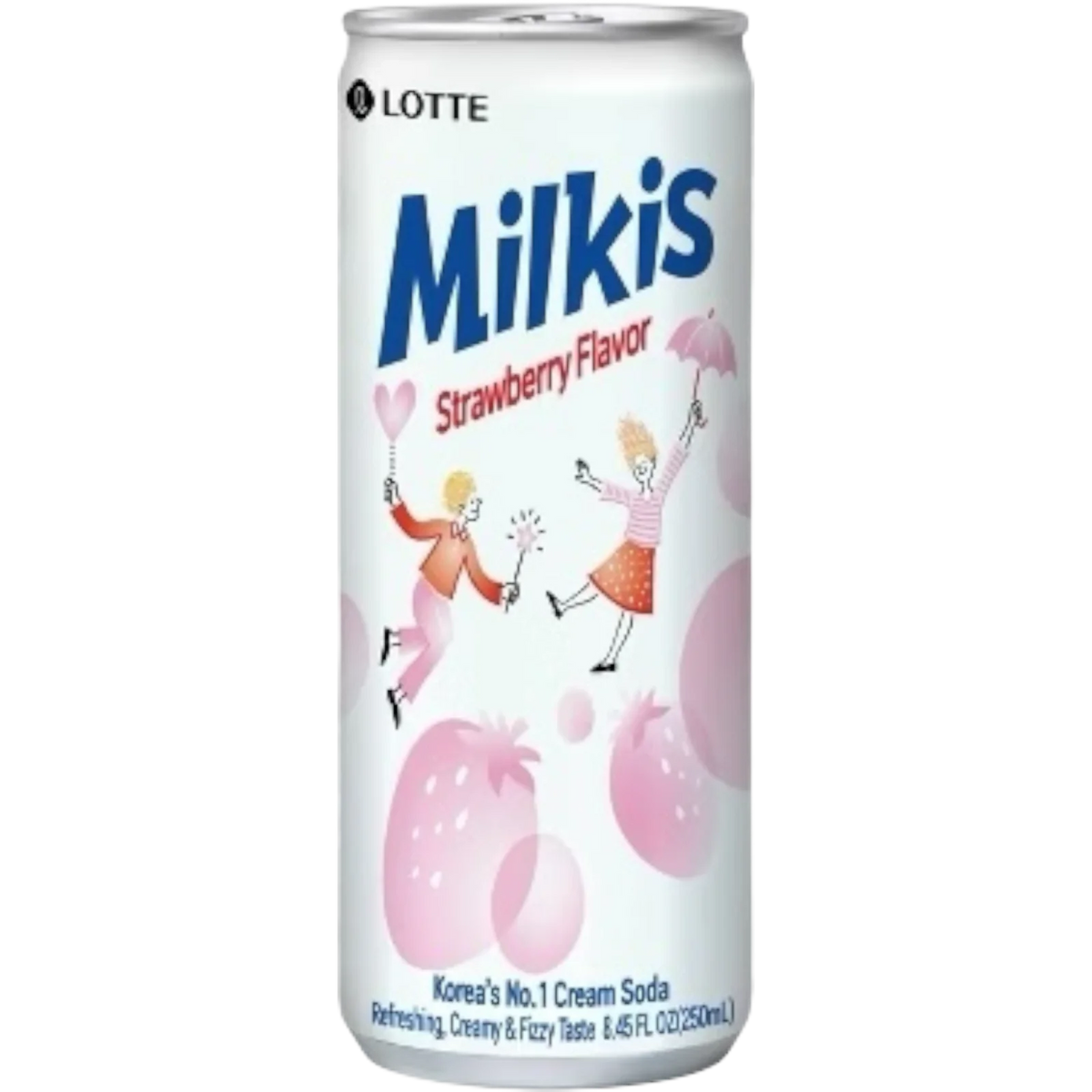 Lotte Milkis Strawberry (Korea) – Korean Creamy Strawberry Soda — strawberry