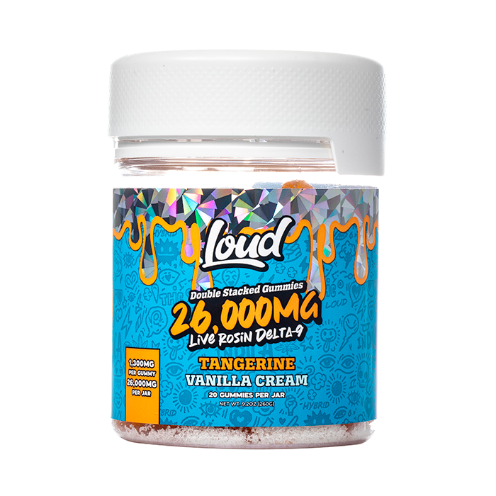 LOUD Double Stacked Live Rosin Gummies 26000mg