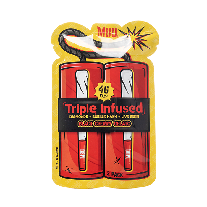 M80 Triple Infused Pre Rolls 8G