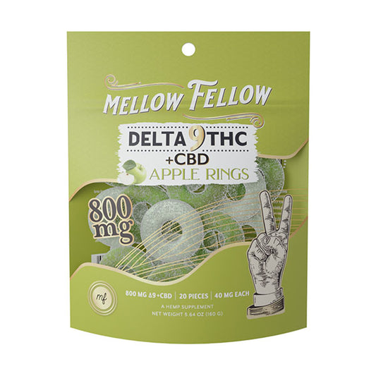 Mellow Fellow Delta 9 Gummy Rings | (20ct) 800mg