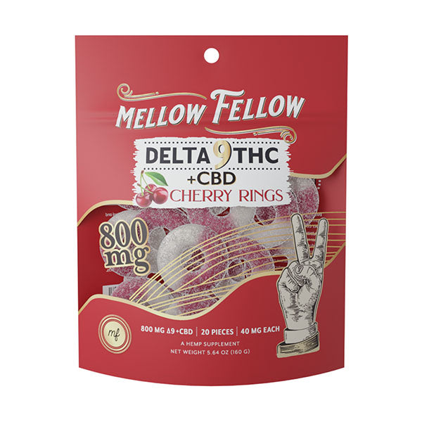 Mellow Fellow Delta 9 Gummy Rings | (20ct) 800mg