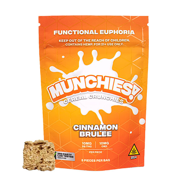 Munchies 1:1 D9/CBD Cereal Crunchies | (5ct) 100mg