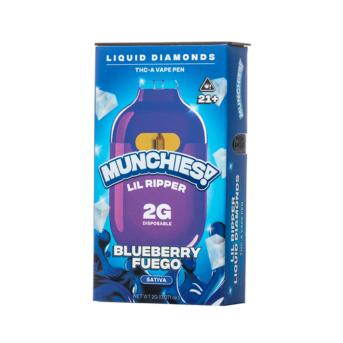 Munchies! Lil Ripper THC-A Liquid Diamonds Disposable 2G