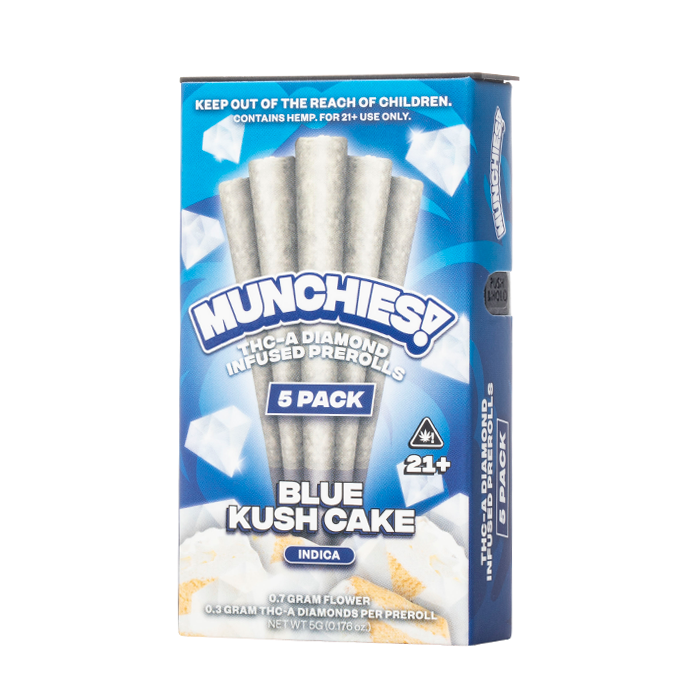 Munchies THC-A Diamond Infused Pre Rolls 5G