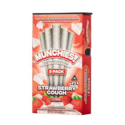 Munchies THC-A Diamond Infused Pre Rolls 5G