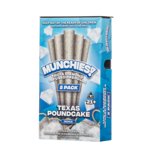 Munchies THC-A Diamond Infused Pre Rolls 5G