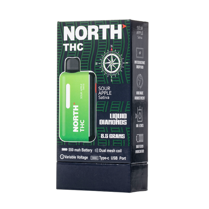 North THC Liquid Diamonds Disposable 8.5G