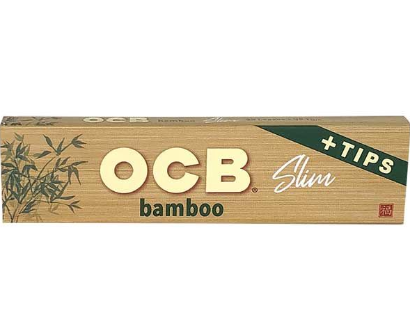 Ocb Bamboo Papers With Tips Slim - 24 Pack of Box