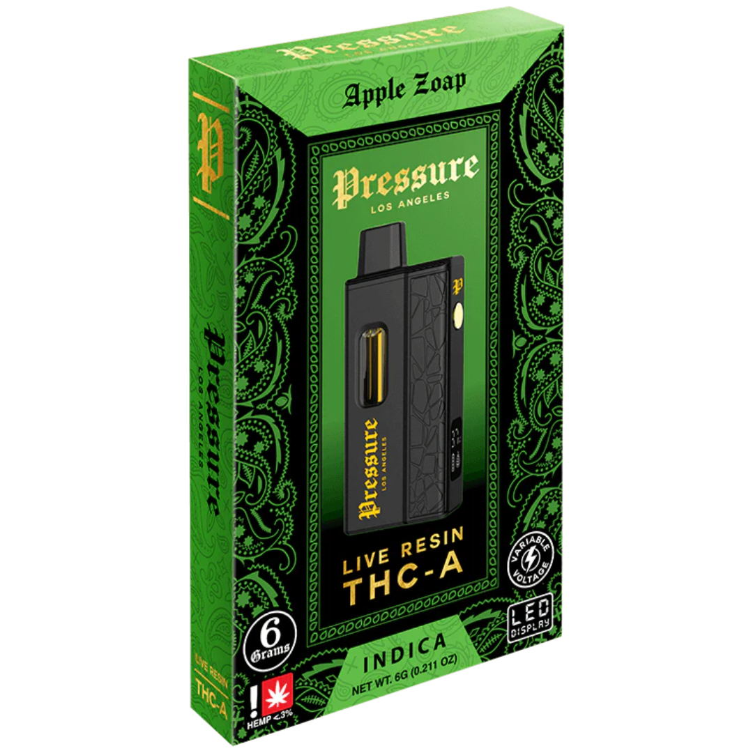 Pressure Live Resin THC-A Disposable 6G