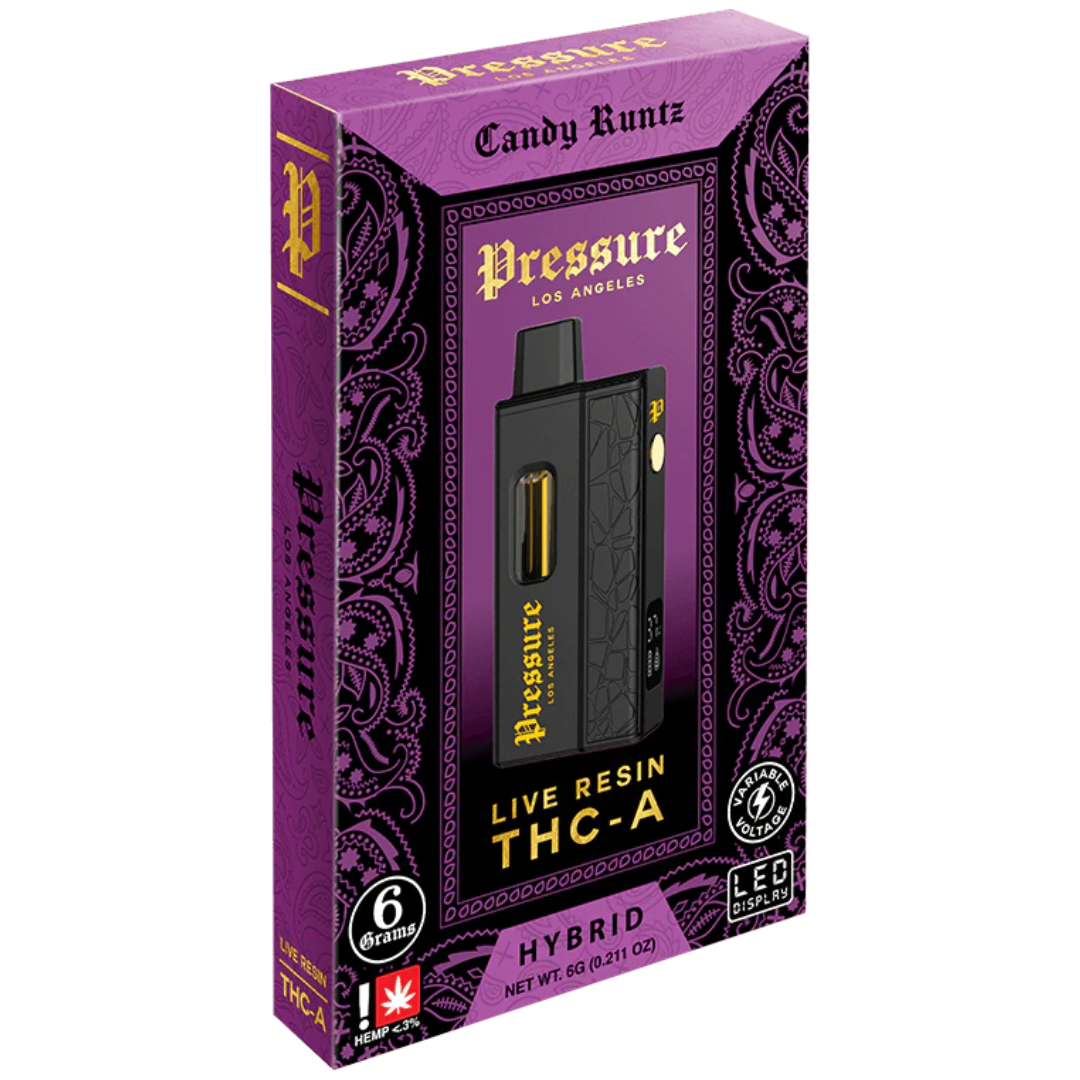 Pressure Live Resin THC-A Disposable 6G